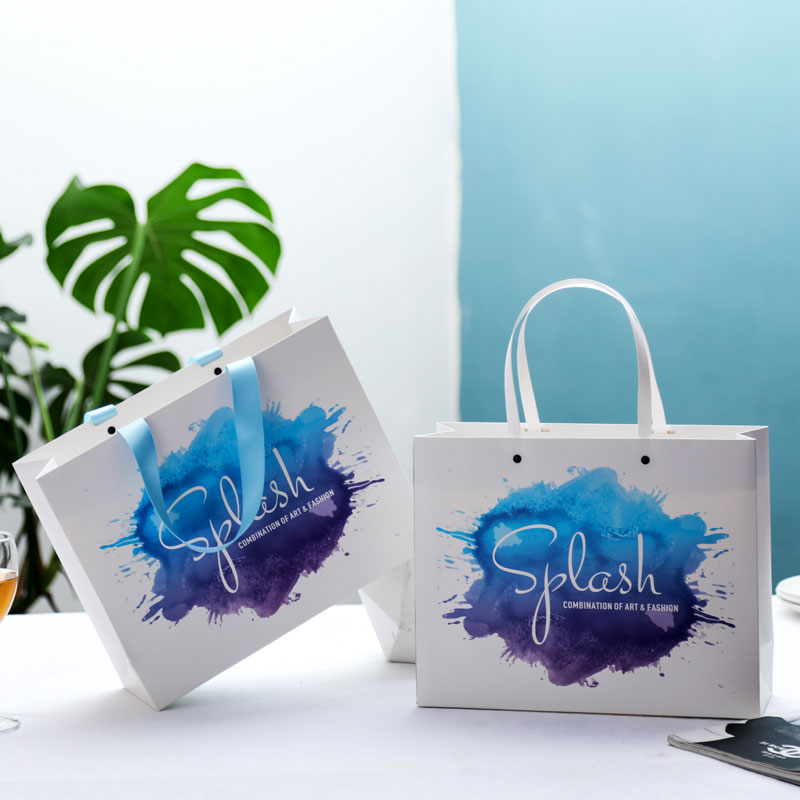 Lipack Custom Art Boutique Paper Bag for Shopping with Logo