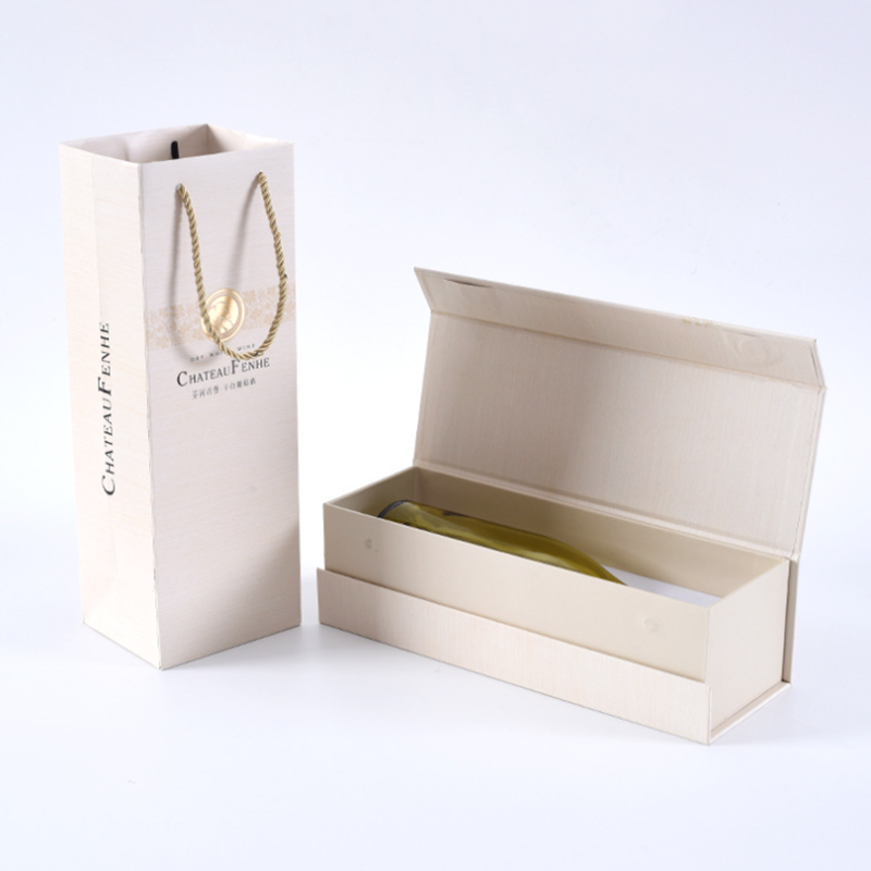 Lipack High-Quality Personalised Cardboard Paper Box for Wine Gift Packaging