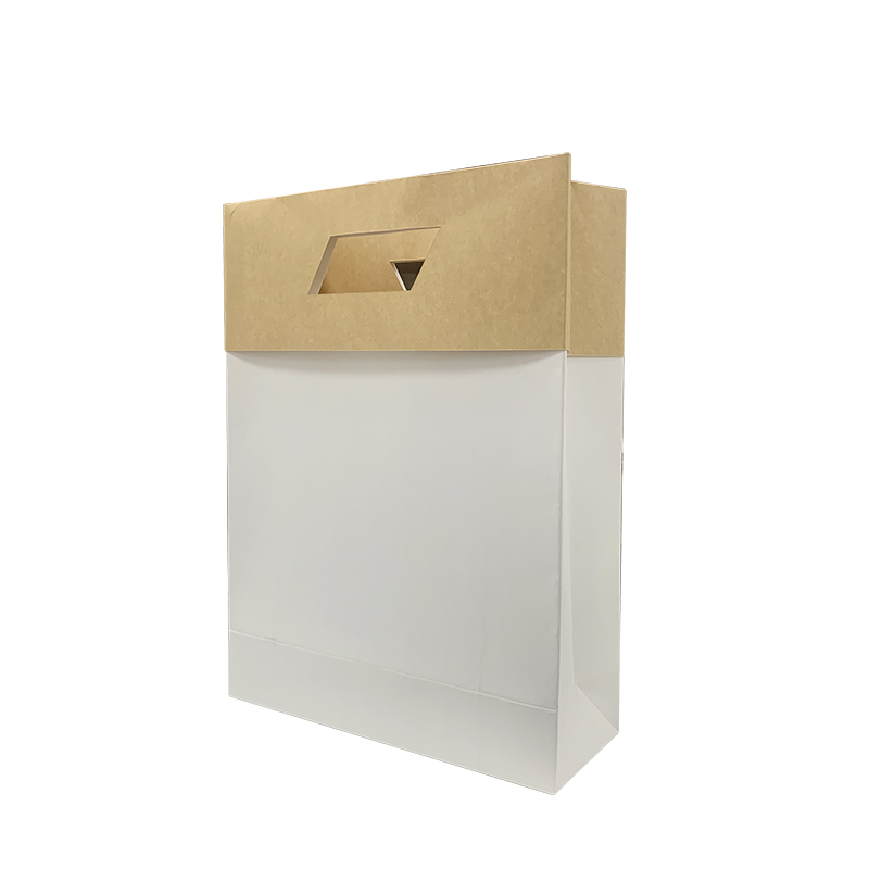 Lipack Die Cut Kraft Retail Store Paper Bag for Business