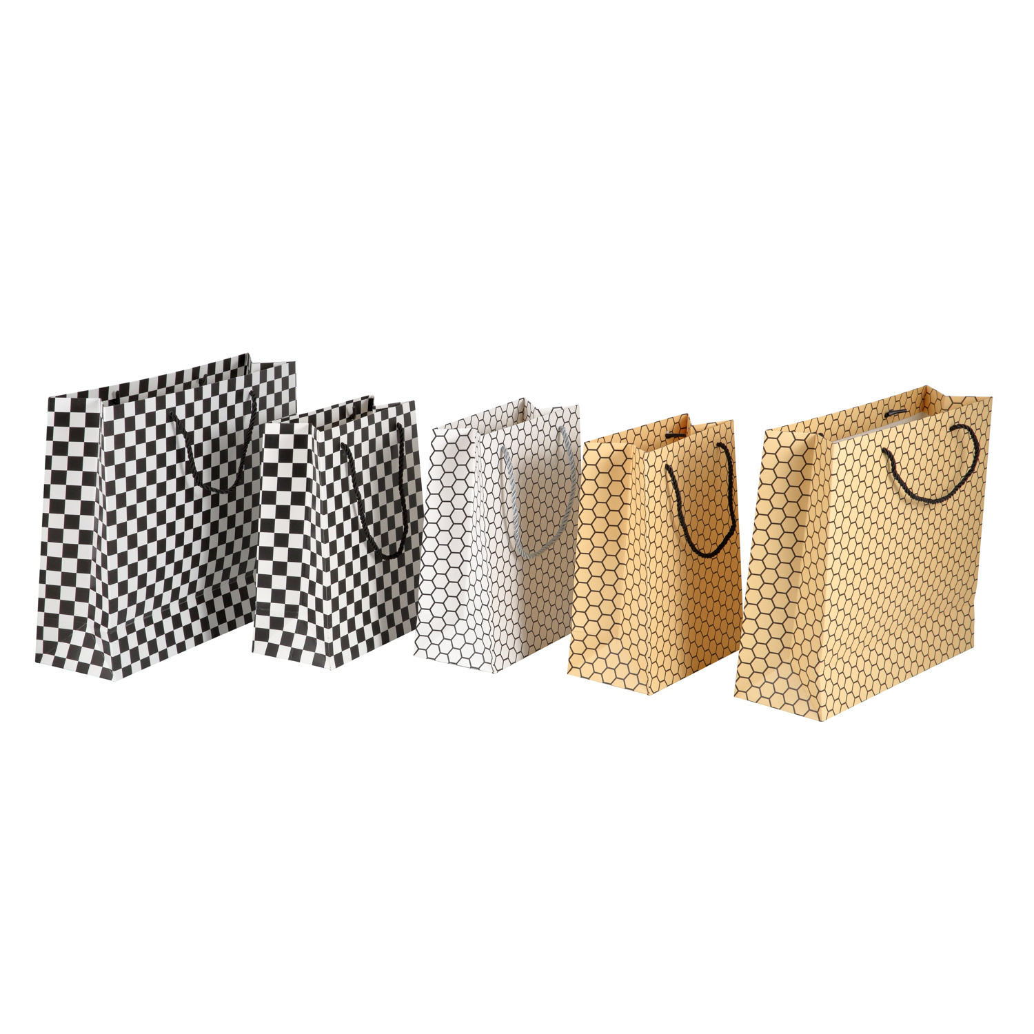 Lipack Luxury Honeycomb Paper Shopping Bag with Your Logo 