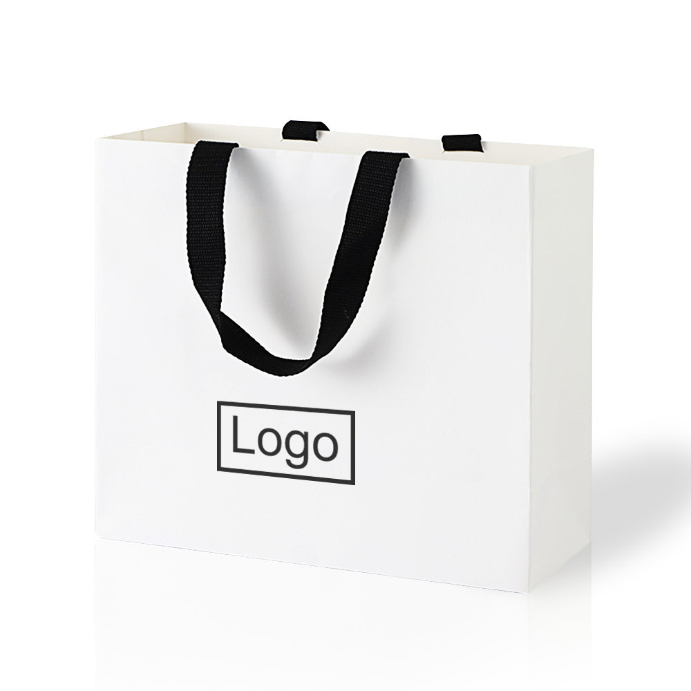 Lipack Retail China Paper Merchandise Bag Manufacturer Brown Paper Shopping Bag with Ribbon Handles
