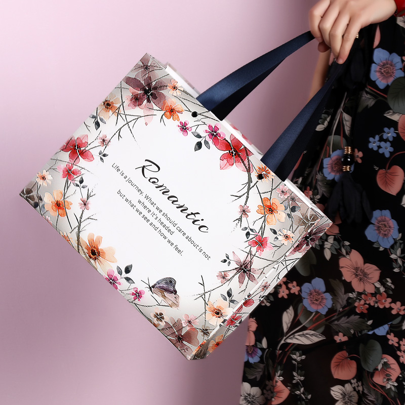 Lipack High-Quality Boutique Paper Bag for Perfume with Ribbon