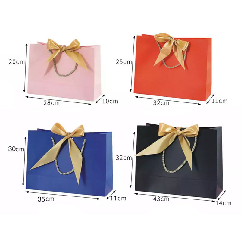Lipack High-Quality Customized Party Paper Bag for Gift with Tie Rope