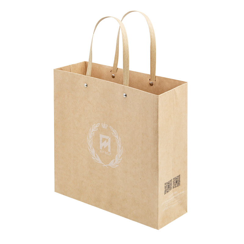 Lipack Craft Kraft Paper Bag for Clothing with Logo Printed