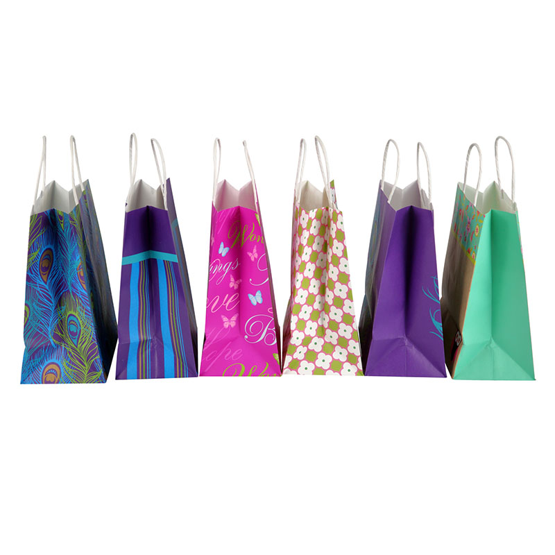 Lipack Eco-Friendly Craft Kraft Paper Bag for Christmas