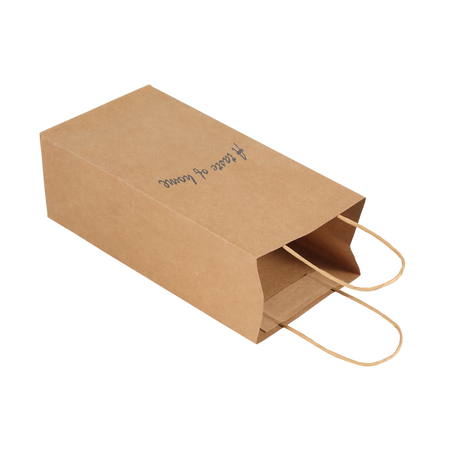 Lipack Vintage Kraft Paper Bag for Wine Packaging with Logo