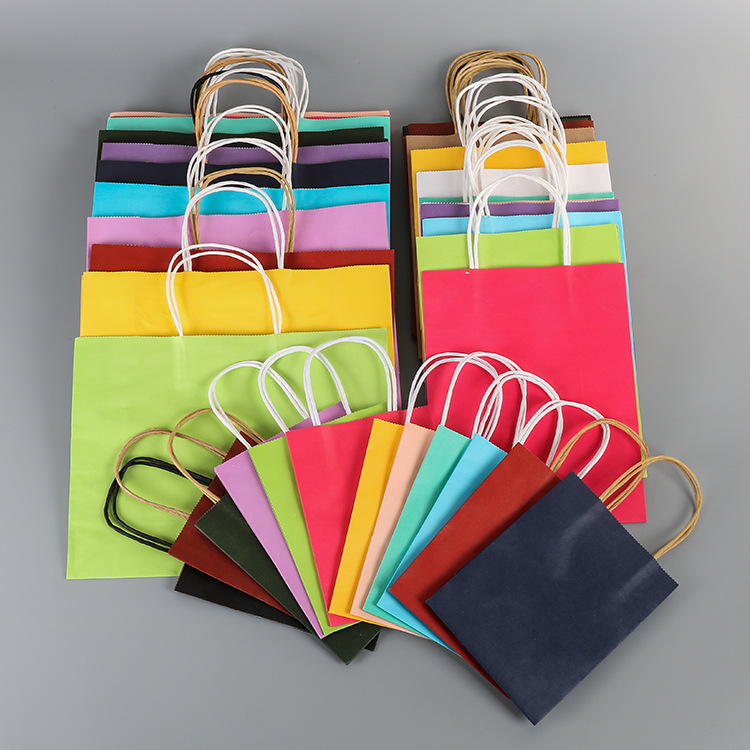 Lipack China Reusable Color Printing Kraft Paper Bags for Food Packaging