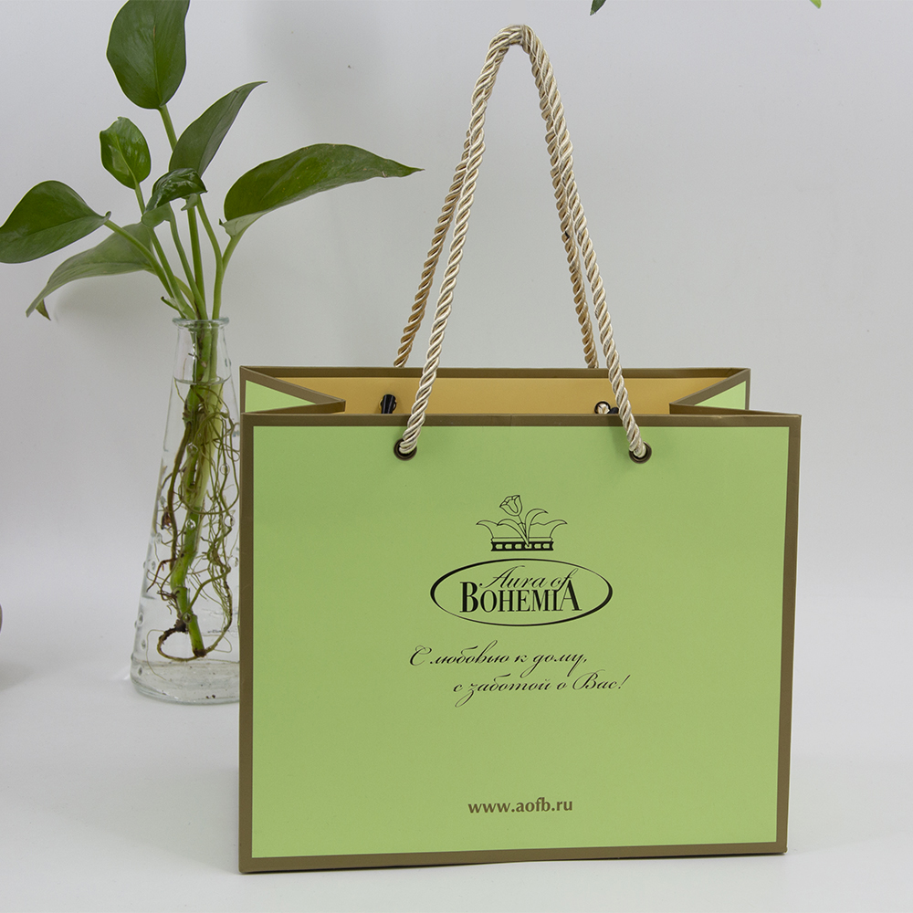 Lipack Custom Logo Printing Art Luxury Paper Bag for Gift