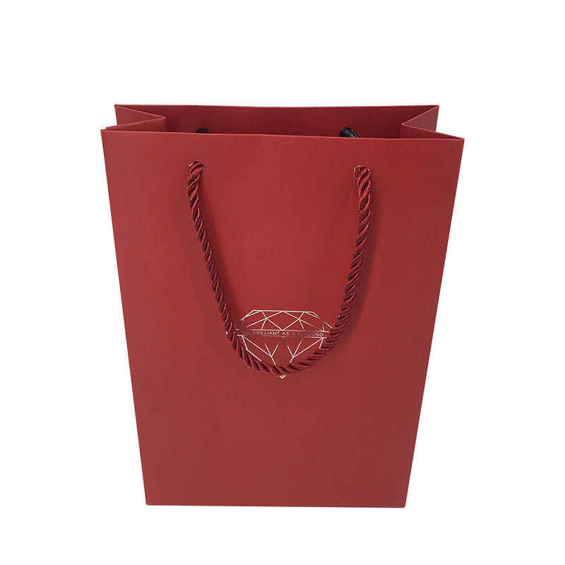 Lipack Custom Multicolor Label High-End Jewellery Paper Bag with Box