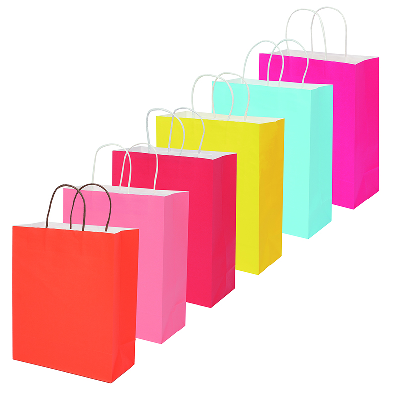 Lipack China Reusable Color Printing Kraft Paper Bags for Food Packaging