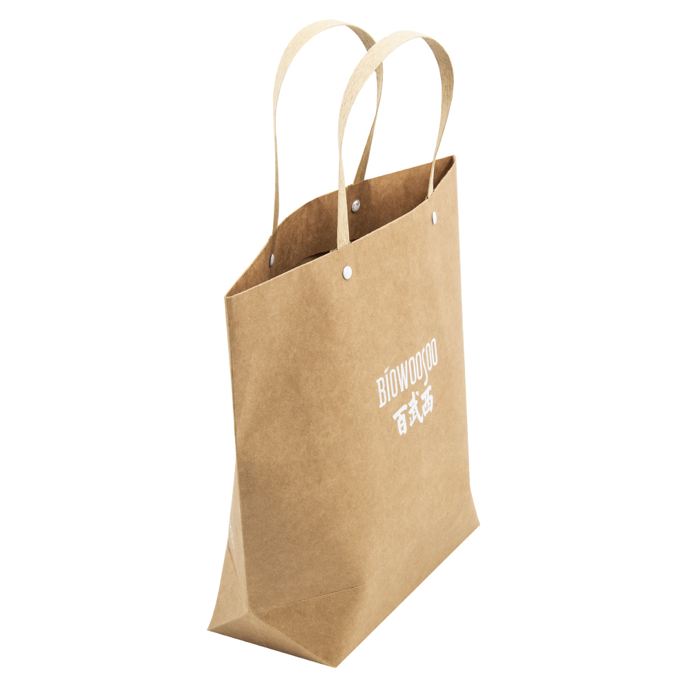 Lipack Luxury Kraft Paper Bag with Flat Handle for Packaging