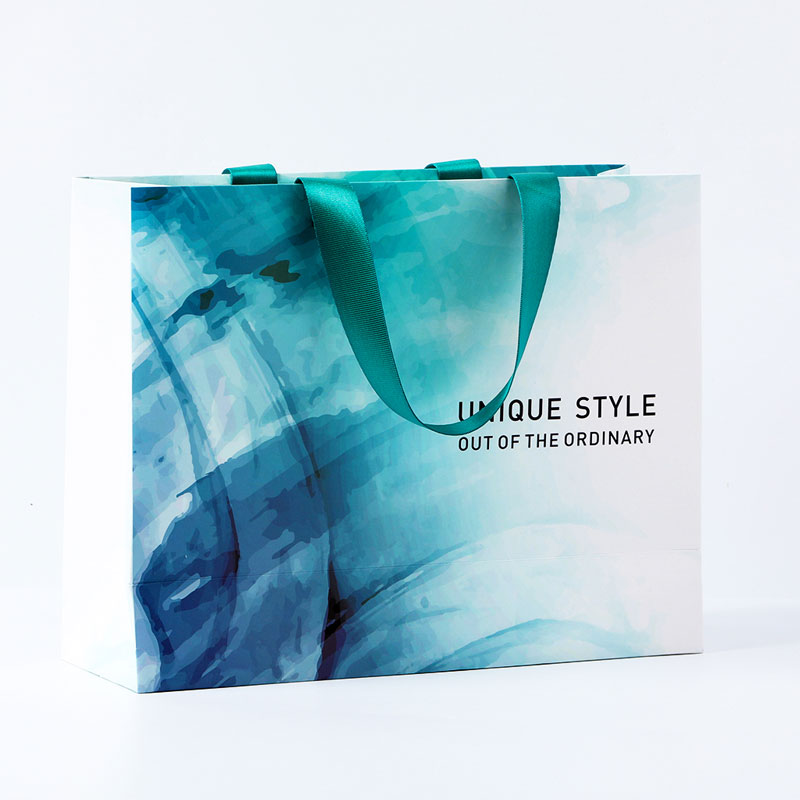 Lipack Fashion Unique Paper Shopping Bag with Logo Printed